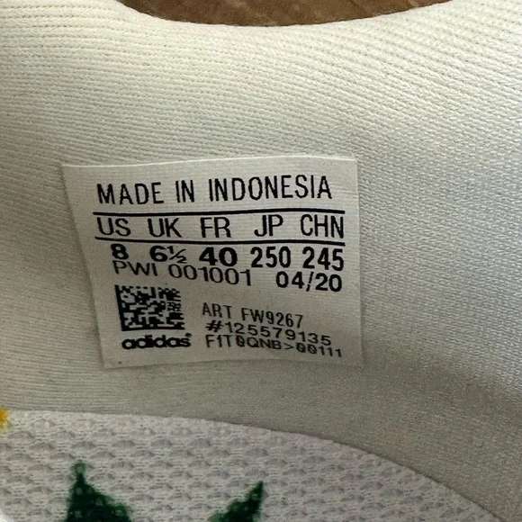 ADIDAS Edge Lux 4 'Floral Print' RUNNING SHOES Size 8 - Picture 10 of 11